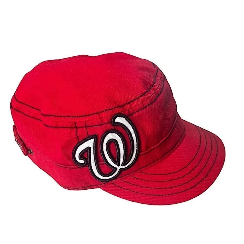 New Era Youth Washington Nationals Military Style Red Cadet Hat